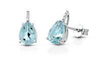 Orecchini Kioto Donna in Oro bianco Topazio OR9KT-3P/1G